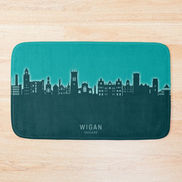 Item preview, Wigan England Skyline designed and sold by ArtPrints.