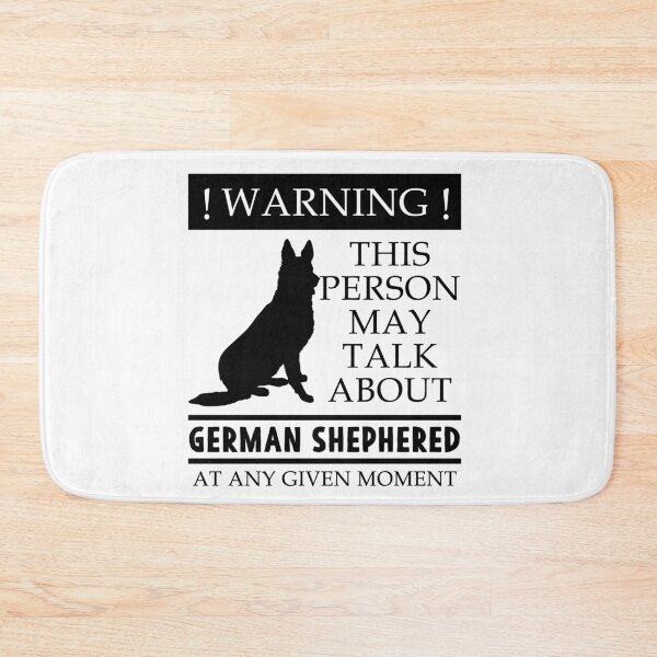 Item preview, Warning Person Talks About German Shepherd Gift designed and sold by Mesyo.