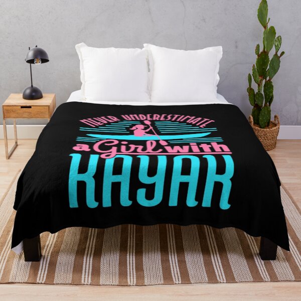 Item preview, Kayak Girl Shirt - Never Underestimate a Girl with Kayak designed and sold by jewels3377.