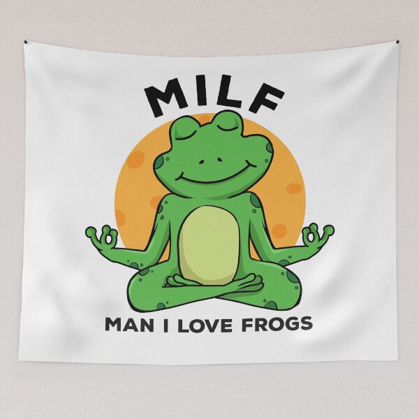 Item preview, Man i love frogs, funny frog, milf designed and sold by Ashi17.