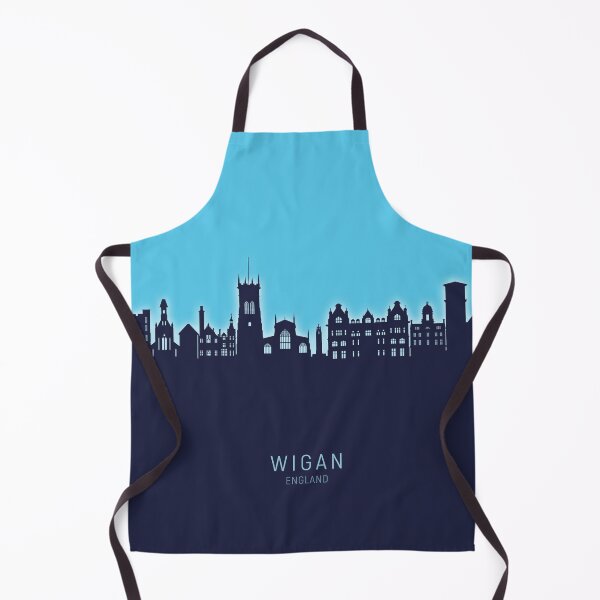 Item preview, Wigan England Skyline designed and sold by ArtPrints.