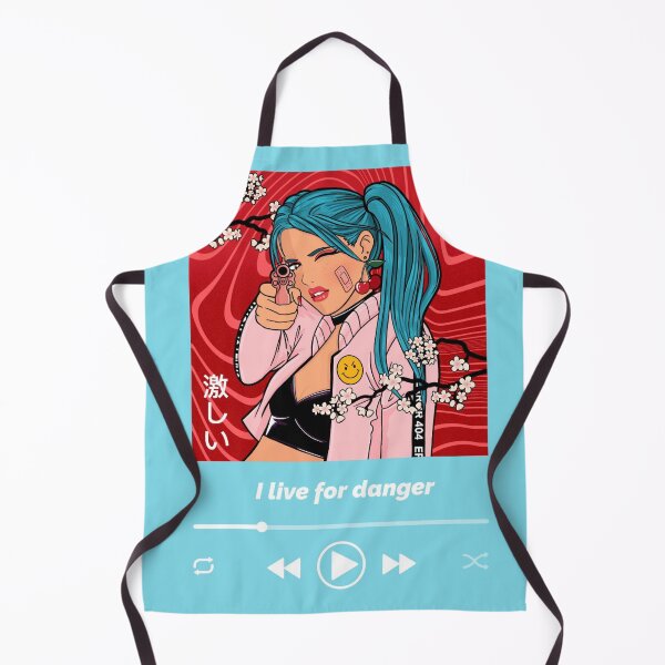 Item preview, Live for danger anime designed and sold by Hoetoons.