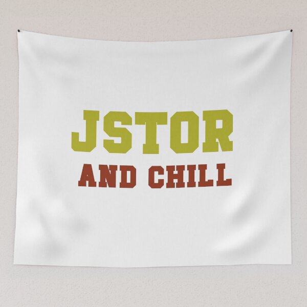 Item preview, JSTOR & CHILL .GIFT Sticker designed and sold by amohammedallen.