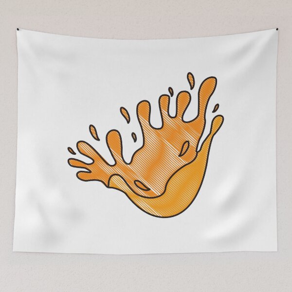 Item preview,  Cartoon Orange juice Splash  designed and sold by Mariano Topno.