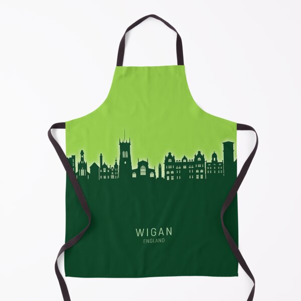Item preview, Wigan England Skyline designed and sold by ArtPrints.