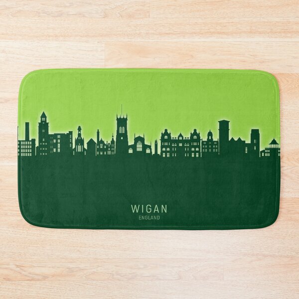 Item preview, Wigan England Skyline designed and sold by ArtPrints.