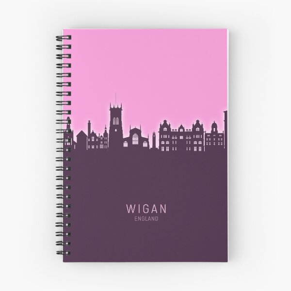 Item preview, Wigan England Skyline designed and sold by ArtPrints.