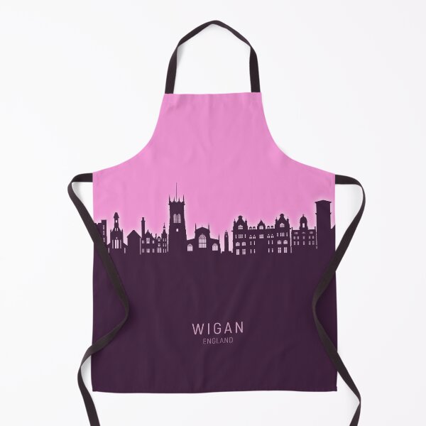 Item preview, Wigan England Skyline designed and sold by ArtPrints.