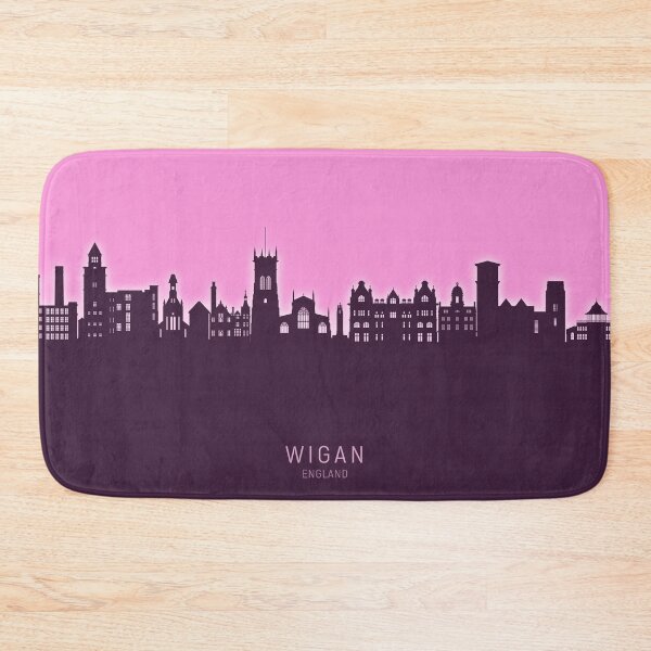 Item preview, Wigan England Skyline designed and sold by ArtPrints.