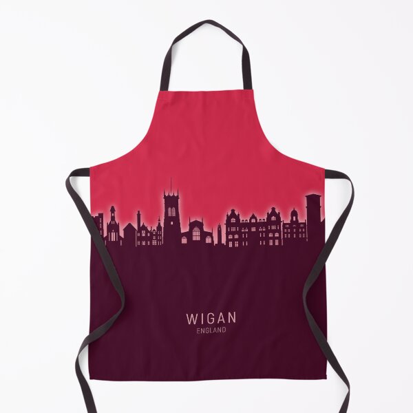 Item preview, Wigan England Skyline designed and sold by ArtPrints.