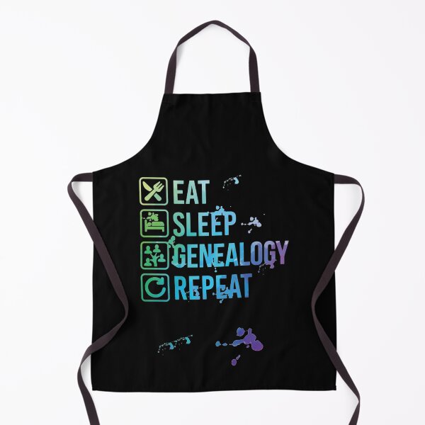 Item preview, Genealogy Eat Sleep Repeat Watercolor Gift designed and sold by Ilyayao.