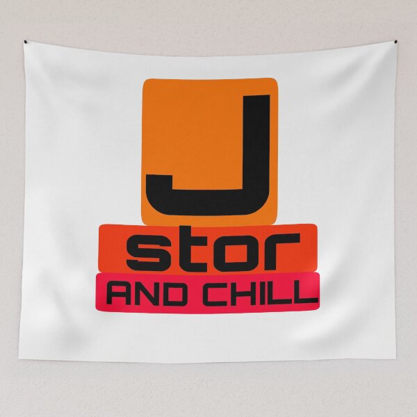 Item preview, Jstor and chill Sticker Copy designed and sold by amohammedallen.