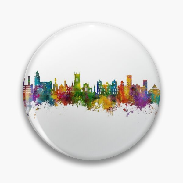 Item preview, Wigan England Skyline designed and sold by ArtPrints.