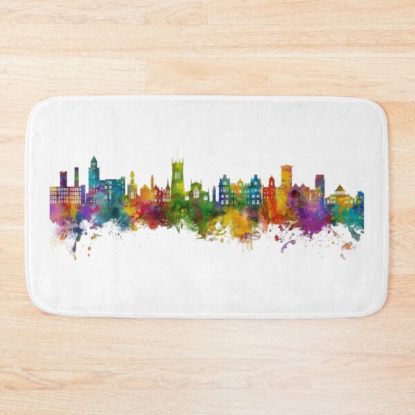 Item preview, Wigan England Skyline designed and sold by ArtPrints.