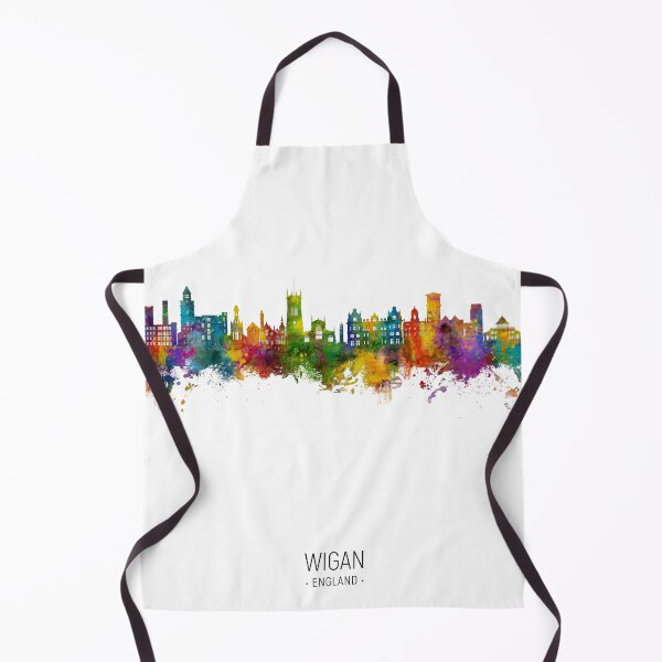 Item preview, Wigan England Skyline designed and sold by ArtPrints.