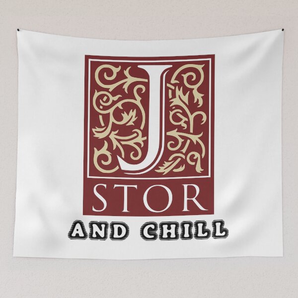 Item preview, jstor and chill Sticker designed and sold by amohammedallen.