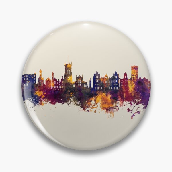 Item preview, Wigan England Skyline designed and sold by ArtPrints.
