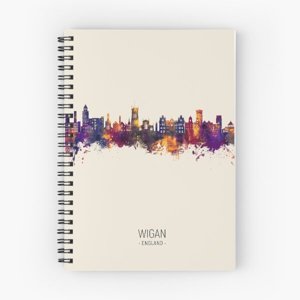 Item preview, Wigan England Skyline designed and sold by ArtPrints.