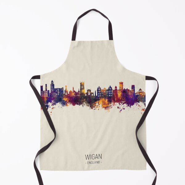 Item preview, Wigan England Skyline designed and sold by ArtPrints.