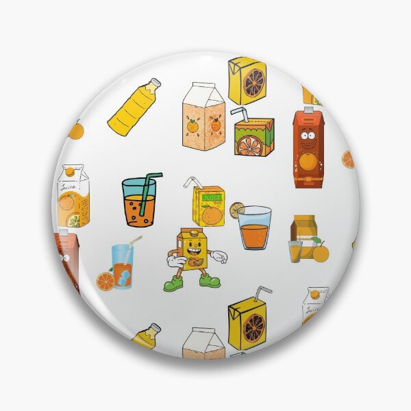 Item preview, Doodle  Cartoon Orange Juice Box Jar Glass  designed and sold by Mariano Topno.