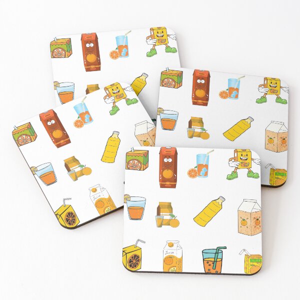 Item preview, Doodle  Cartoon Orange Juice Box Jar Glass  designed and sold by Mariano Topno.