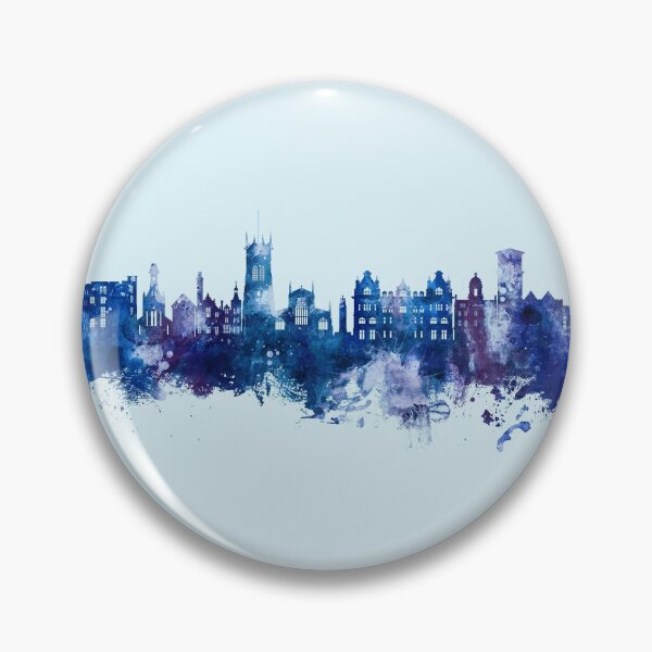 Item preview, Wigan England Skyline designed and sold by ArtPrints.