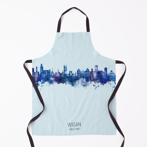 Item preview, Wigan England Skyline designed and sold by ArtPrints.