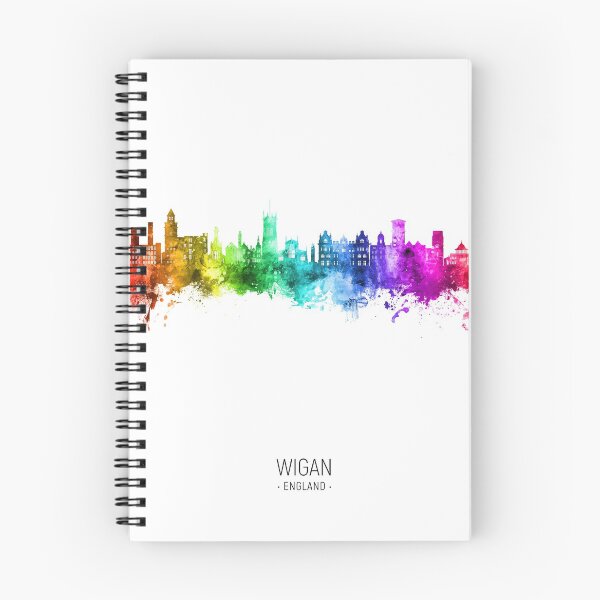 Item preview, Wigan England Skyline designed and sold by ArtPrints.