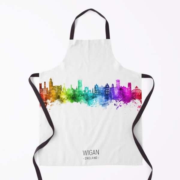 Item preview, Wigan England Skyline designed and sold by ArtPrints.