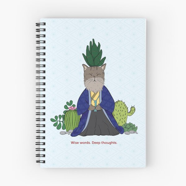 Item preview, Zen cats - Succulent - Blue designed and sold by debuneko.