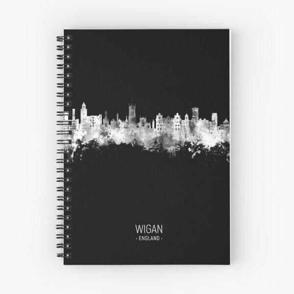 Item preview, Wigan England Skyline designed and sold by ArtPrints.