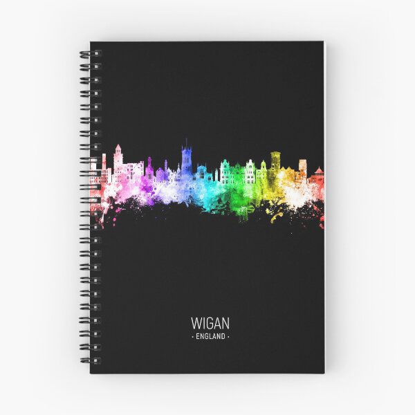 Item preview, Wigan England Skyline designed and sold by ArtPrints.