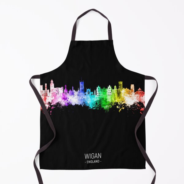 Item preview, Wigan England Skyline designed and sold by ArtPrints.