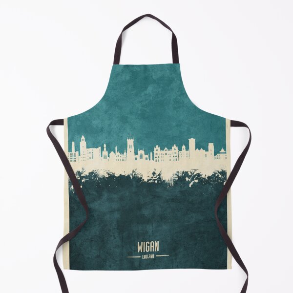 Item preview, Wigan England Skyline designed and sold by ArtPrints.