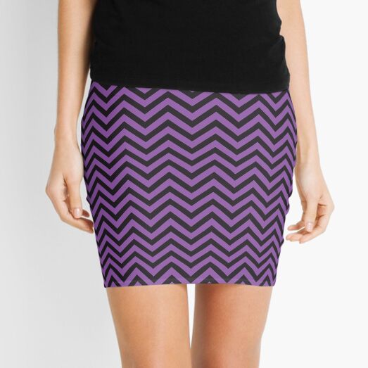 Zigzag Duality Mini Skirt