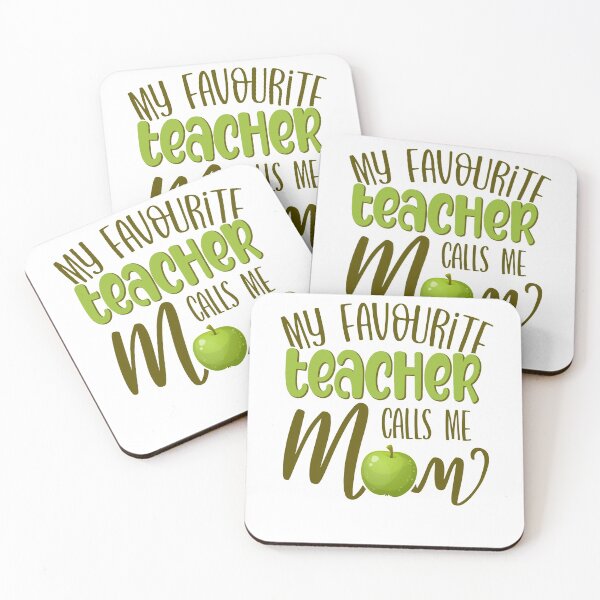 Item preview, My Favourite Teacher Calls Me Mom designed and sold by FuntasticDez.