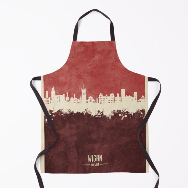Item preview, Wigan England Skyline designed and sold by ArtPrints.