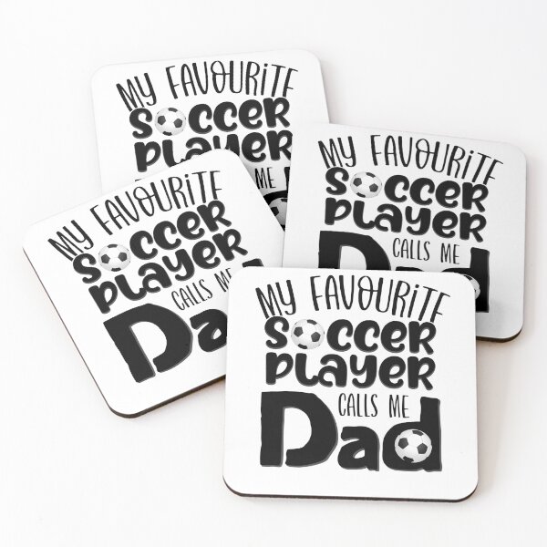 Item preview, My Favourite Soccer Player Calls Me Dad designed and sold by FuntasticDez.