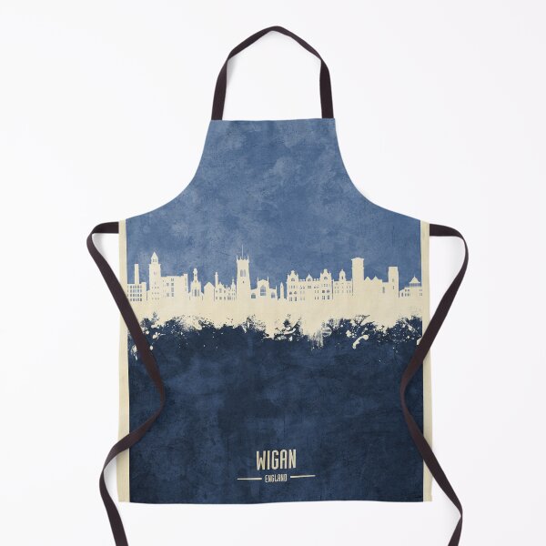 Item preview, Wigan England Skyline designed and sold by ArtPrints.