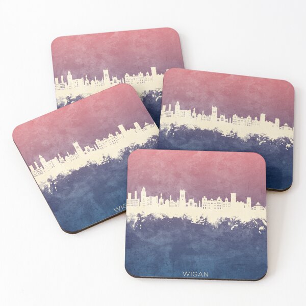 Item preview, Wigan England Skyline designed and sold by ArtPrints.