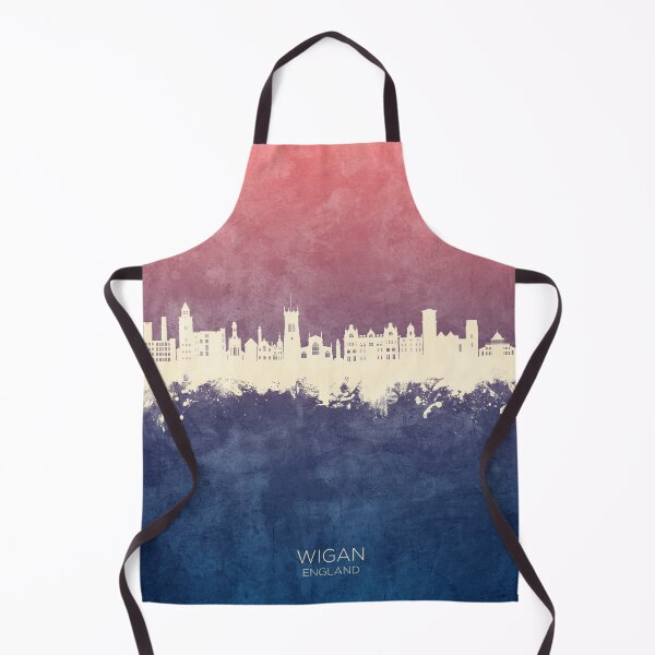 Item preview, Wigan England Skyline designed and sold by ArtPrints.