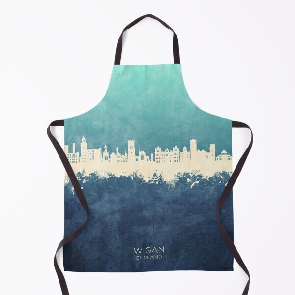 Item preview, Wigan England Skyline designed and sold by ArtPrints.