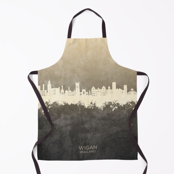 Item preview, Wigan England Skyline designed and sold by ArtPrints.
