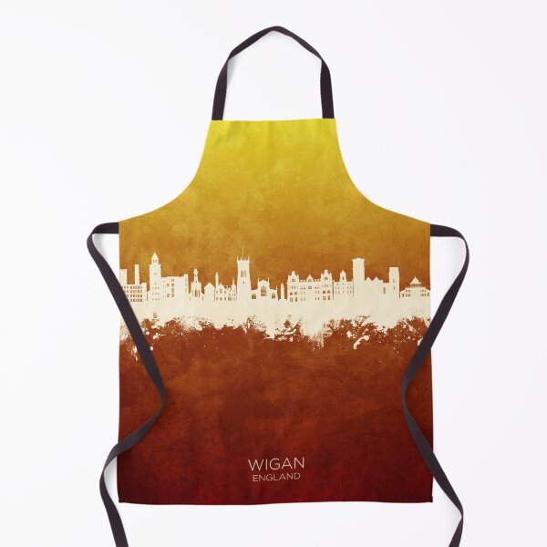Item preview, Wigan England Skyline designed and sold by ArtPrints.