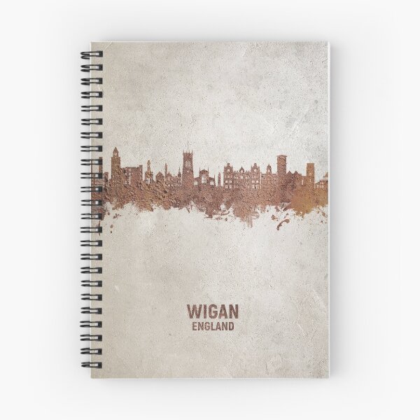 Item preview, Wigan England Skyline designed and sold by ArtPrints.