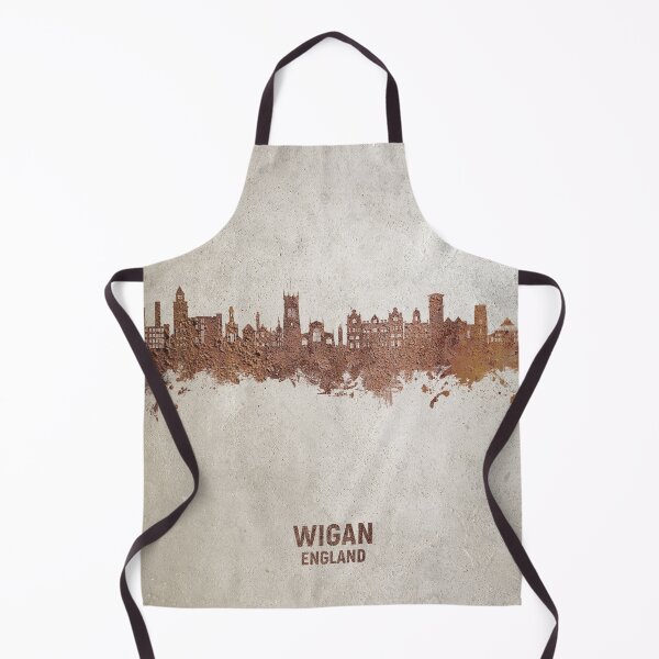 Item preview, Wigan England Skyline designed and sold by ArtPrints.