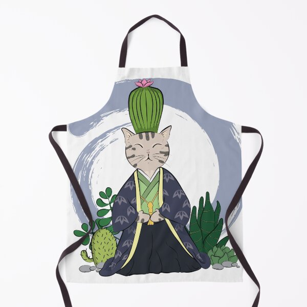 Item preview, Zen cats - Succulent - Navy designed and sold by debuneko.