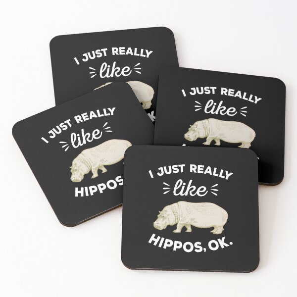 Item preview, I Just Really Like Hippos Ok - Hippos lover designed and sold by ReadyArt.