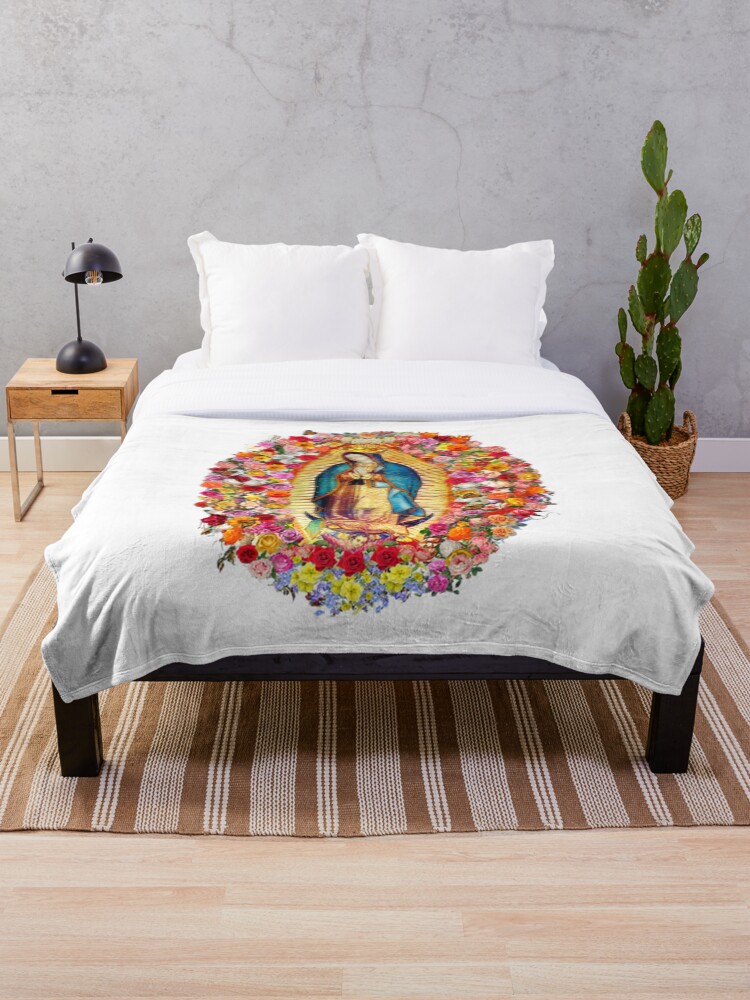 Virgin mary best sale mexican blanket