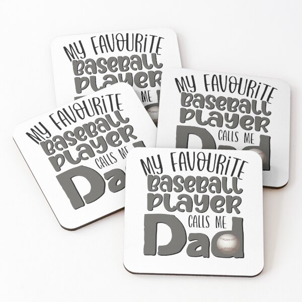 Item preview, My Favourite Baseball Player Calls Me Dad designed and sold by FuntasticDez.